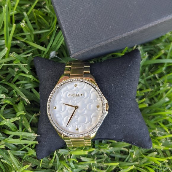 Coach Astor Women's Gold and Stainless Steel Watch - Picture 4 of 7